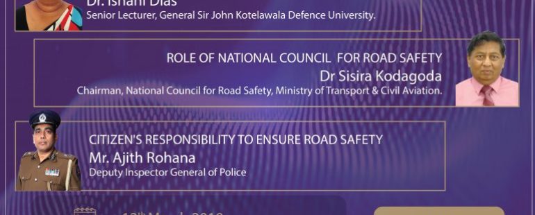 Road safety Workshop 12th March 2019