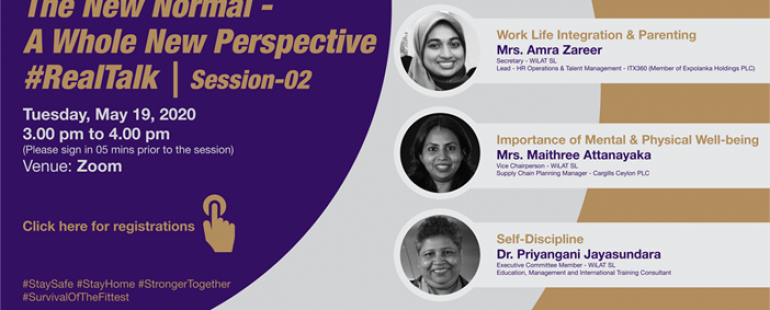 The new normal a whole new perspective #RealTalk | Session-02