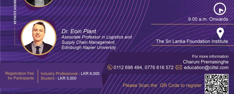 Research Symposium on Supply Chain and Logistics -“Supply Chain and Logistics in the Digital Age”